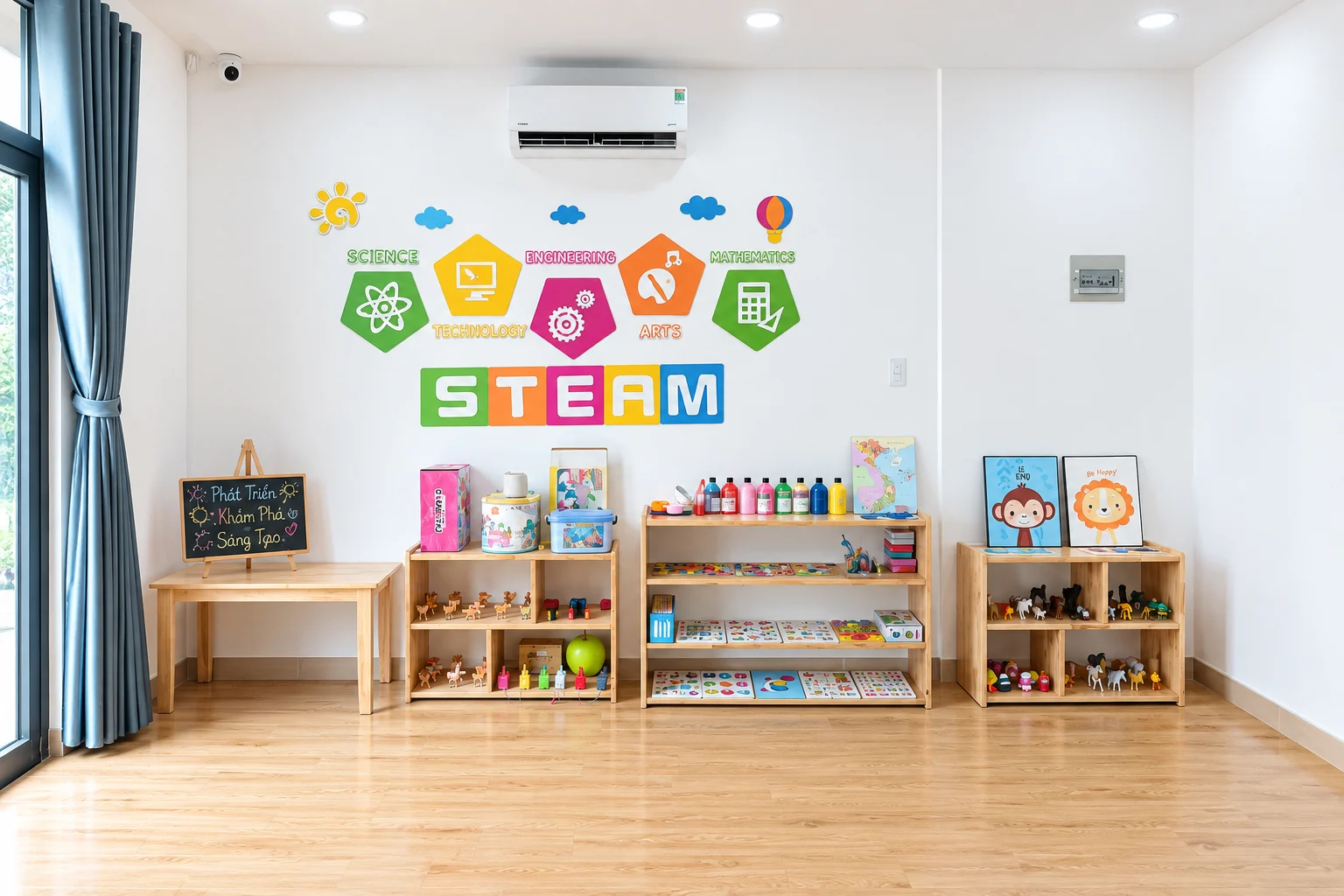 Góc trải nghiệm STEAM & sáng tạo nghệ thuật